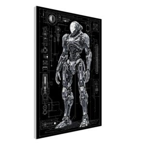 UNIT ZERO // Cybernetic Anatomy Blueprint Canvas